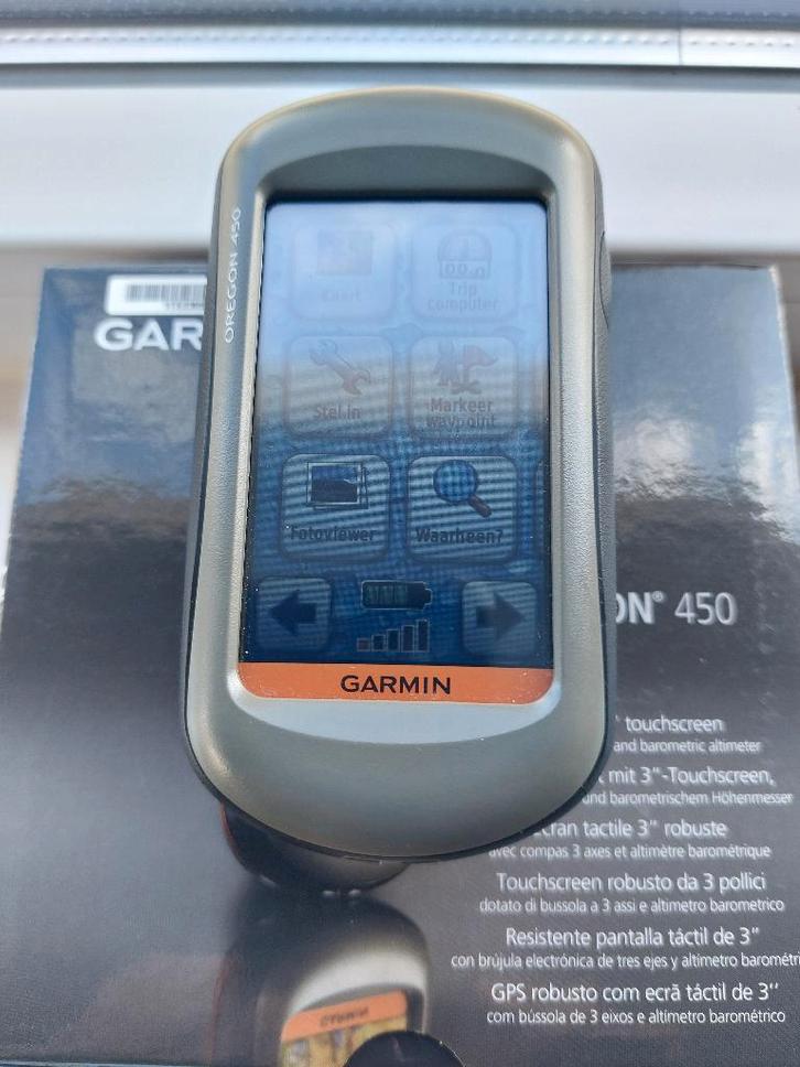 GARMIN   OREGON 450 Fiets computer, Fietsen en Brommers, Fietsaccessoires | Fietscomputers, Zo goed als nieuw, GPS, Ophalen