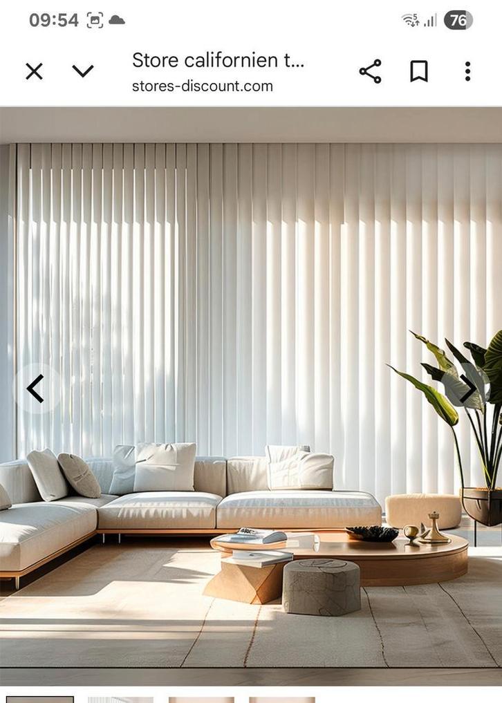 Store californien bleu neuf, Maison & Meubles, Ameublement | Rideaux & Stores à lamelles, Neuf, Bleu, Enlèvement