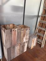 Houten kisten – meerdere stuks, 2 formaten, Ophalen, Gebruikt