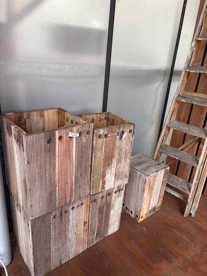 Houten kisten – meerdere stuks, 2 formaten, Huis en Inrichting, Woonaccessoires | Kisten, Gebruikt, Ophalen