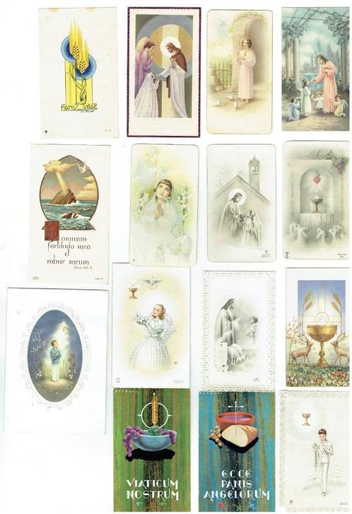 Lot de 29 images de communion solennelle (Verzam-091), Collections, Images pieuses & Faire-part, Image pieuse, Enlèvement ou Envoi