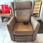 Elektrische relaxzetel, Huis en Inrichting, Fauteuils, Ophalen, Gebruikt, 75 tot 100 cm, Leer