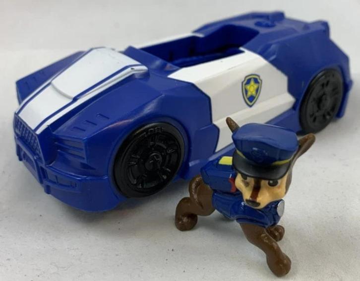 Paw Patrol The Movie Chase 2-in-1 voertuig auto motor figuur, Kinderen en Baby's, Speelgoed | Actiefiguren, Zo goed als nieuw