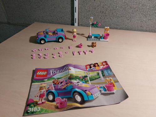Lego friends 3183 - stephanies cabrio, Kinderen en Baby's, Speelgoed | Duplo en Lego, Gebruikt, Lego, Complete set, Ophalen of Verzenden