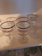 6 verres Chimay peints, bords pas tous optimaux, Collections, Marques de bière, Comme neuf, Enlèvement ou Envoi