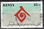 Kenya 1994 - Yvert 594 - Jaar van de Familie (ST), Postzegels en Munten, Postzegels | Afrika, Overige landen, Verzenden, Gestempeld