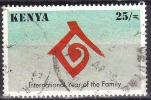 Kenya 1994 - Yvert 594 - Jaar van de Familie (ST), Timbres & Monnaies, Timbres | Afrique, Affranchi, Autres pays, Envoi