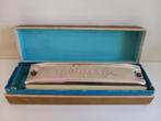 Hohner mondharmonica Chromatic, Muziek en Instrumenten, Blaasinstrumenten | Mondharmonica's, Gebruikt, Ophalen of Verzenden, Met koffer of doosje