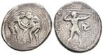 Monnaie gecque Pamphylia, Aspendos. Stater 380-325 BC, Enlèvement ou Envoi, Monnaie en vrac, Argent, Autres pays