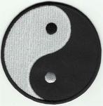 Yin en Yang stoffen opstrijk patch embleem, Collections, Autocollants, Envoi, Neuf
