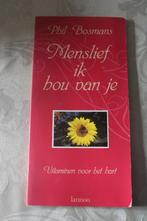 Phil Bosmans - Menslief ik hou van je, Boeken, Gedichten en Poëzie, Gelezen, Ophalen of Verzenden, Phil Bosmans, Eén auteur