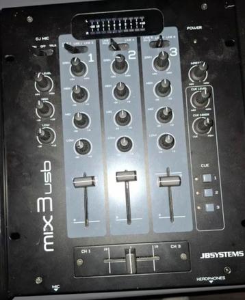 Jb systems mixer 3, Enlèvement ou Envoi, Utilisé, Moins de 5 canaux