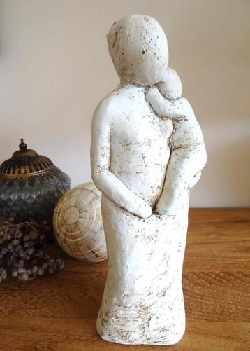 Beeld Family Life, moeder met kind. Hoogte: 30 cm, Ophalen of Verzenden, Gebruikt, Mens