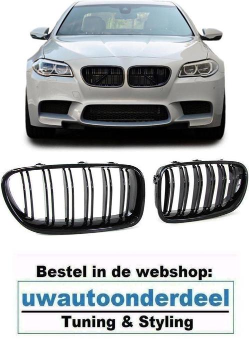 Glans Zwart M Look Grill Voor Bmw 5 Serie F10 F11, Auto diversen, Tuning en Styling, Verzenden