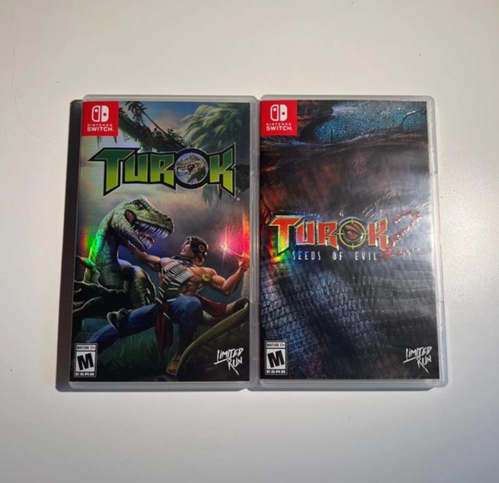 Turok 1 + 2 (Nintendo Switch) - Édition limitée, Consoles de jeu & Jeux vidéo, Jeux | Nintendo Switch, Comme neuf, Enlèvement ou Envoi