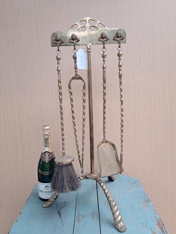 Vintage haardstel, Antiek en Kunst, Antiek | Woonaccessoires, Ophalen