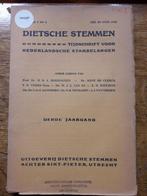 Dietsche Stemmen nummer 5 en 6 van 1918, Gelezen, Bodenstein, René de Clerc, Ophalen of Verzenden, 20e eeuw of later