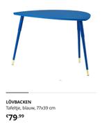 Nieuw Ikea LÖVEBACKEN bijzettafel blauw, Huis en Inrichting, Tafels | Bijzettafels, Ophalen