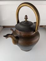 Cruche à eau antique en laiton/bronze, Enlèvement ou Envoi, Bronze