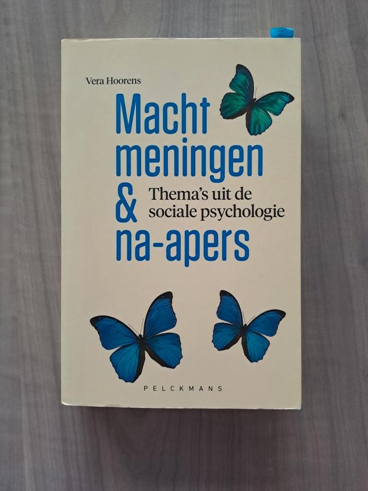 Vera Hoorens - Macht, meningen en na-apers, Boeken, Psychologie, Gelezen, Sociale psychologie, Ophalen