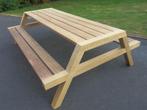 te koop moderne picknicktafel teak mooie prijs!, Ophalen, Nieuw, Rechthoekig, Hout