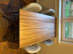 Tafel + 4 stoelen, Huis en Inrichting, Tafels | Eettafels, Ophalen, 100 tot 150 cm, 50 tot 100 cm, Zo goed als nieuw