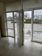 witte pivoterende voordeur, 215 cm of meer, Gebruikt, Vouwdeur, 120 cm of meer