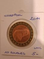 Noordpool 10 roubles 2014  UNC geres guy, Ophalen of Verzenden
