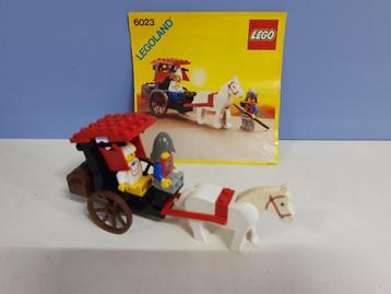 Lego set 6023 Maiden's Cart/Reiskoets Jonkvrouw, Enlèvement ou Envoi, Utilisé, Ensemble complet, Lego