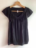 Zwarte top Madonna xs, Zwart, Ophalen of Verzenden, Korte mouw, Maat 34 (XS) of kleiner