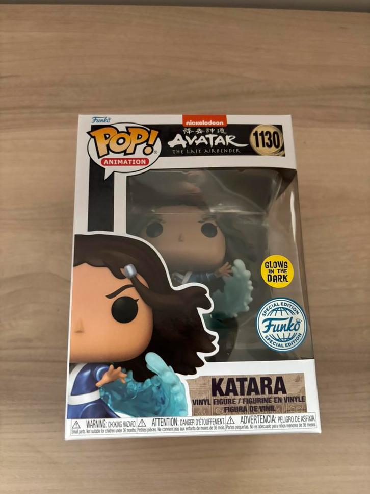 Funko Pop! Katara glow in the dark #1130 The Last Airbender, Verzamelen, Poppetjes en Figuurtjes, Zo goed als nieuw, Ophalen of Verzenden