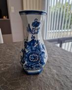 Vase hexagone bleu de Delft H20x11cm, Enlèvement ou Envoi