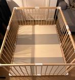 Houten Grondbox Baby & Luxe Speelmat - 120x160 cm, Enlèvement, Comme neuf