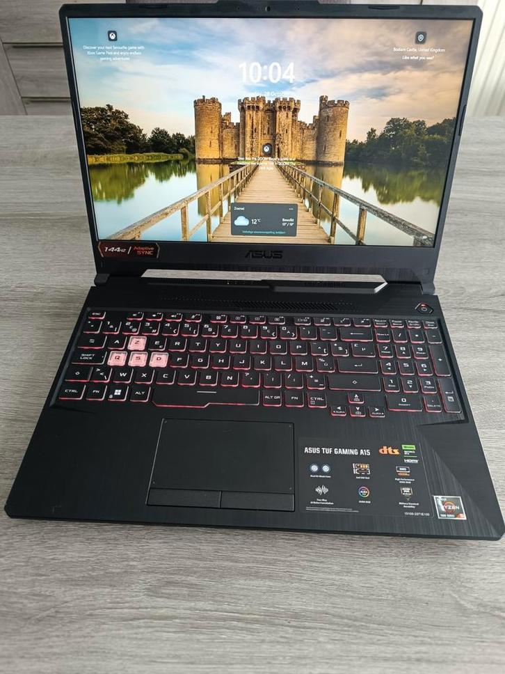 ASUS TUF gaming laptop A15 RTX30350, Computers en Software, Windows Laptops, Zo goed als nieuw, SSD, 16 GB, Gaming, Ophalen of Verzenden