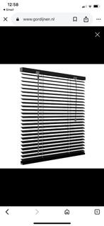 6 x Zwarte metalen luxaflex, Huis en Inrichting, Ophalen, Gebruikt