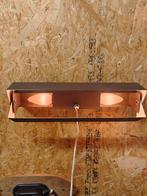 Lampe murale design vintage Herda (années 60/70) marron, Enlèvement ou Envoi