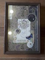 kader landelijk interieur wanddecoratie bloemen, Ophalen of Verzenden, Nieuw