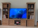 Meuble Tv + 2 etageres en chêne, Maison & Meubles, Armoires | Mobilier de télévision, Enlèvement, Comme neuf, Chêne