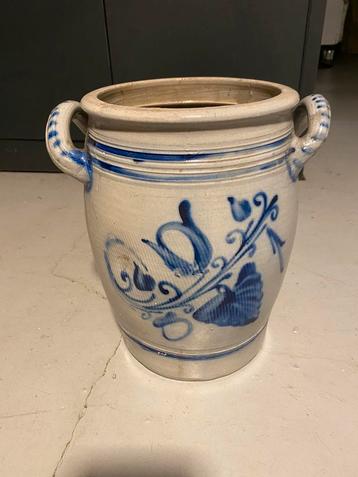 Pot en grès hauteur 30cm en très bon état, Enlèvement, Comme neuf, Intérieur, Moins de 40 cm