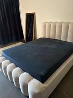Lit double avec rangement - Acheté en Fevrier 2025, Ophalen, Eenpersoons, Zo goed als nieuw, 120 cm