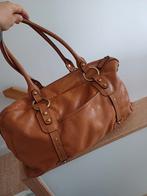 storksak sac fauve en cuir grainé, Ophalen of Verzenden, Gebruikt