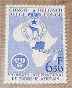 Oude postzegel: Belgisch-Congo - Congres international, Postzegels en Munten, Ophalen of Verzenden, Overige landen, Postfris