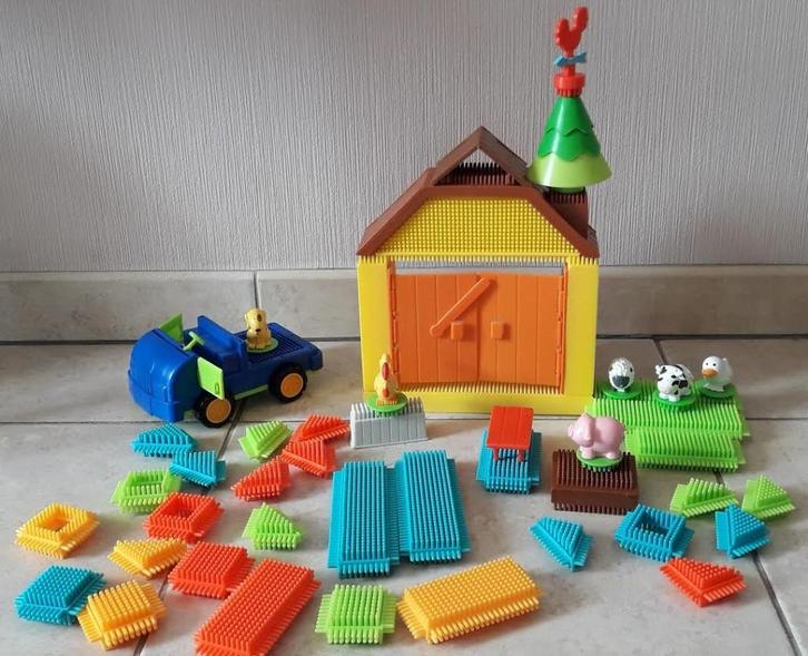 Clipo met auto en diertjes, Enfants & Bébés, Jouets | Blocs de construction, Comme neuf, Enlèvement ou Envoi