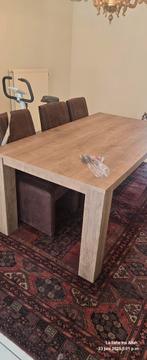 Tafel met 6 stoelen, Huis en Inrichting, Ophalen of Verzenden