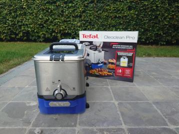 Friteuse Tefal Oleoclean Pro Inox & Design 3,5 L Fr8040, Electroménager, 3 à 4 litres, Enlèvement, Comme neuf, Pan intérieur amovible