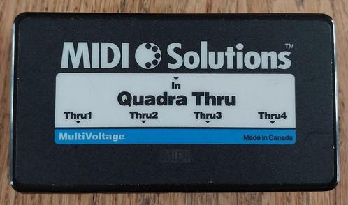 Solutions MIDI Quadra Thru, Musique & Instruments, Équipement Midi, Utilisé, Enlèvement ou Envoi