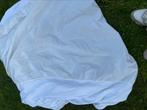 Matrasbeschermer 1pers bed 90x200 hoge kwaliteit, Ophalen, Gebruikt, Eenpersoons, Wit