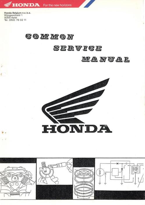 HONDA Vintage officieel dealerhandboek alle motoren tot 1988, Motoren, Handleidingen en Instructieboekjes, Honda, Ophalen of Verzenden