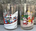 2 Drinkglazen Babar ‘91, Ophalen of Verzenden, Gebruikt, Frisdrankglas
