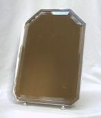 Miroir de toilette Art Déco - ARGENT., Enlèvement ou Envoi, Autres formes, Moins de 50 cm, Moins de 100 cm